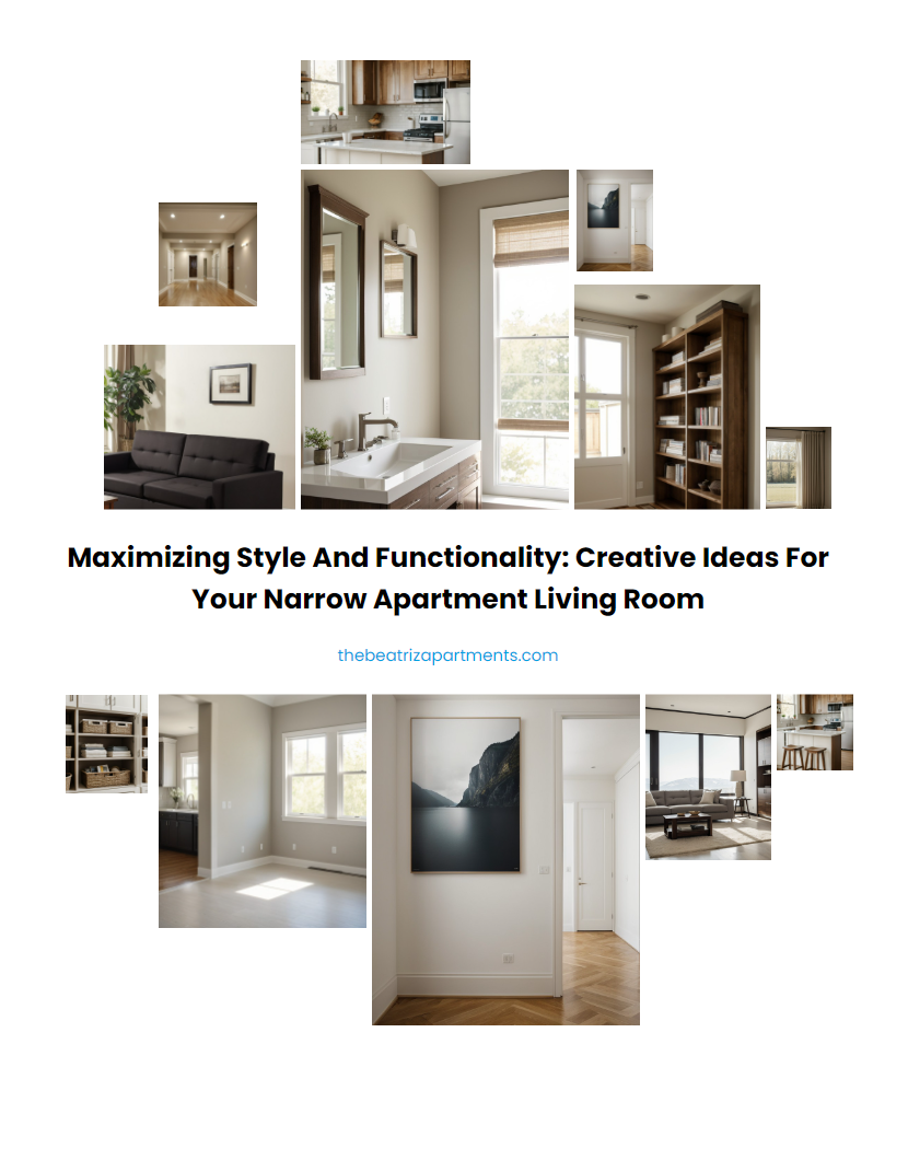 Maximizing Style and Functionality: Creative Ideas for Your Narrow Apartment Living Room