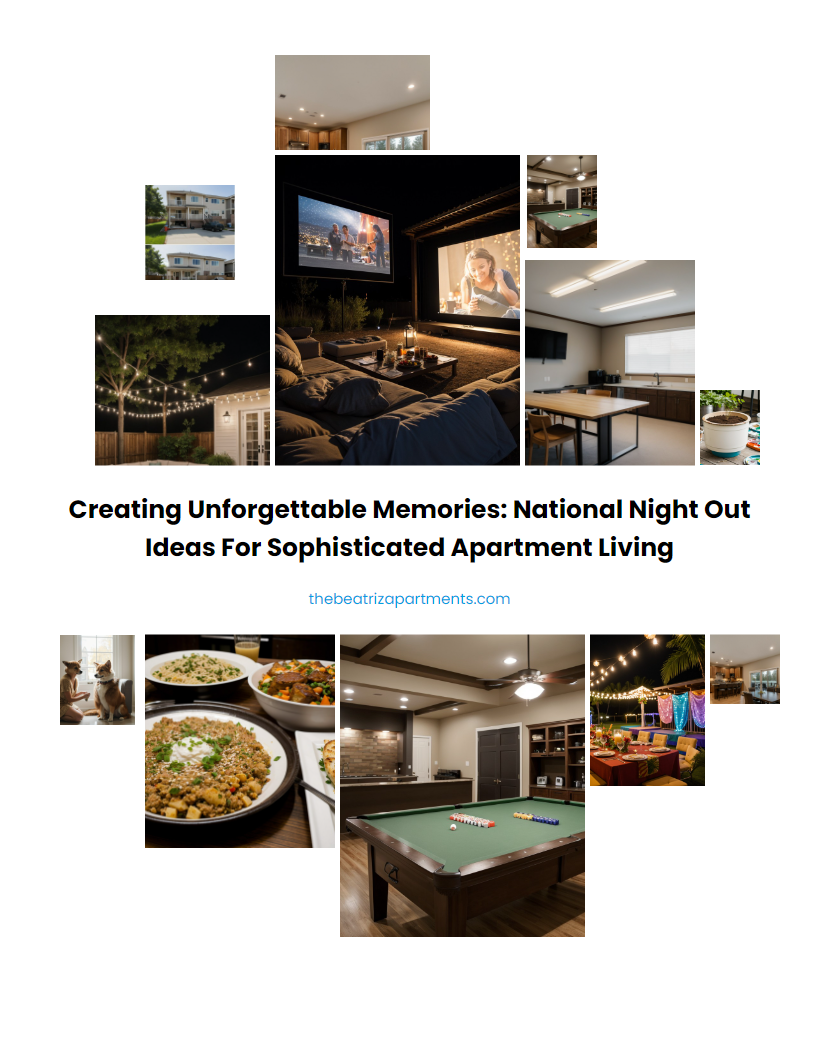 Creating Unforgettable Memories: National Night Out Ideas for Sophisticated Apartment Living