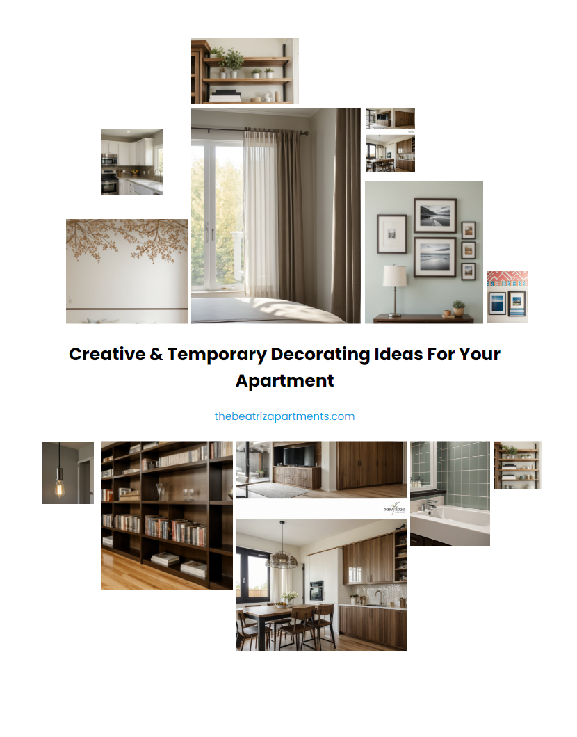 Creative & Temporary Decorating Ideas for Your Apartment