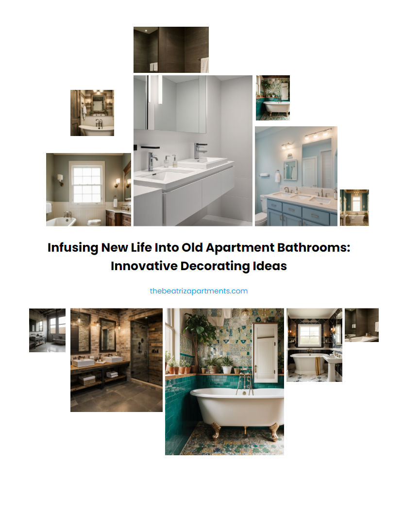 Infusing New Life into Old Apartment Bathrooms: Innovative Decorating Ideas