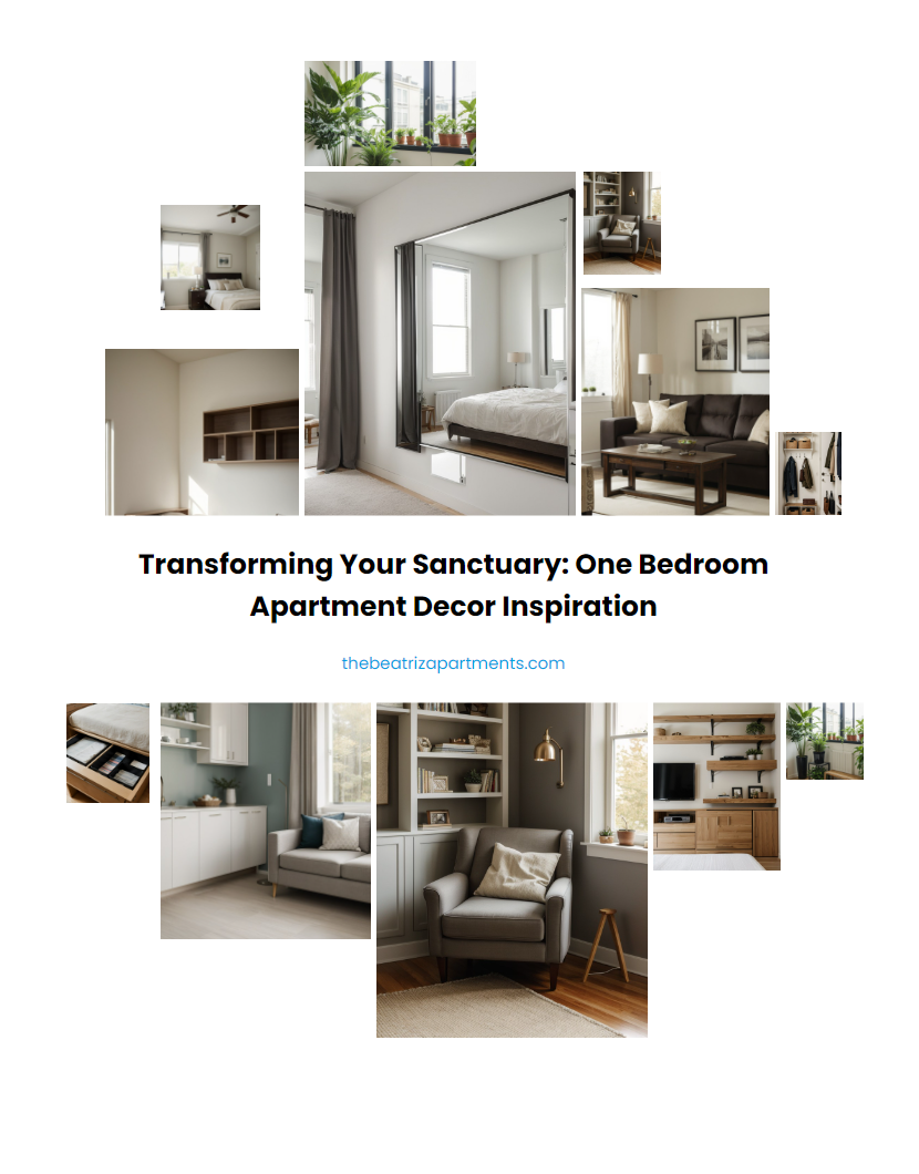 Transforming Your Sanctuary: One Bedroom Apartment Decor Inspiration