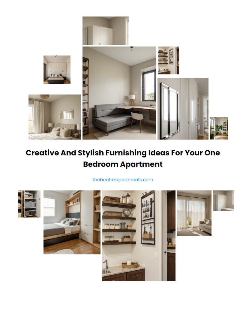 Creative and Stylish Furnishing Ideas for Your One Bedroom Apartment