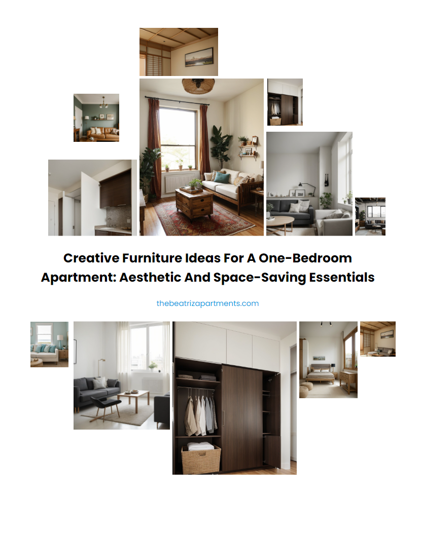 Creative Furniture Ideas for a One-Bedroom Apartment: Aesthetic and Space-Saving Essentials