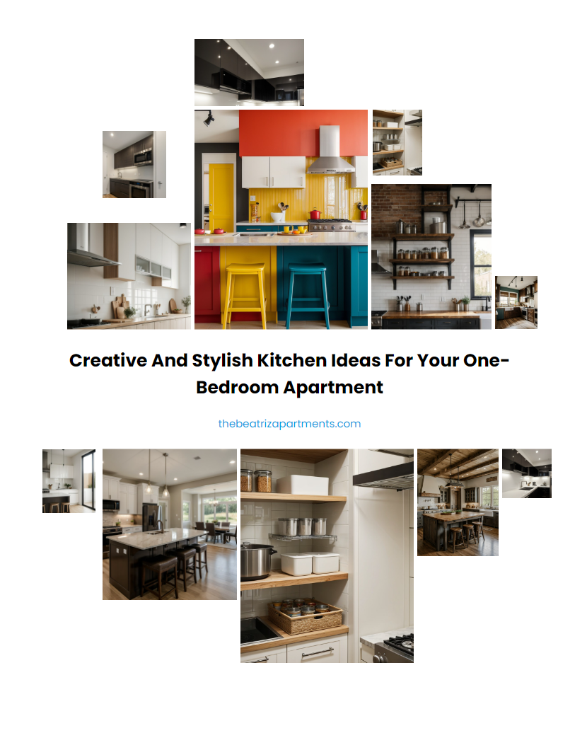 Creative and Stylish Kitchen Ideas for Your One-Bedroom Apartment