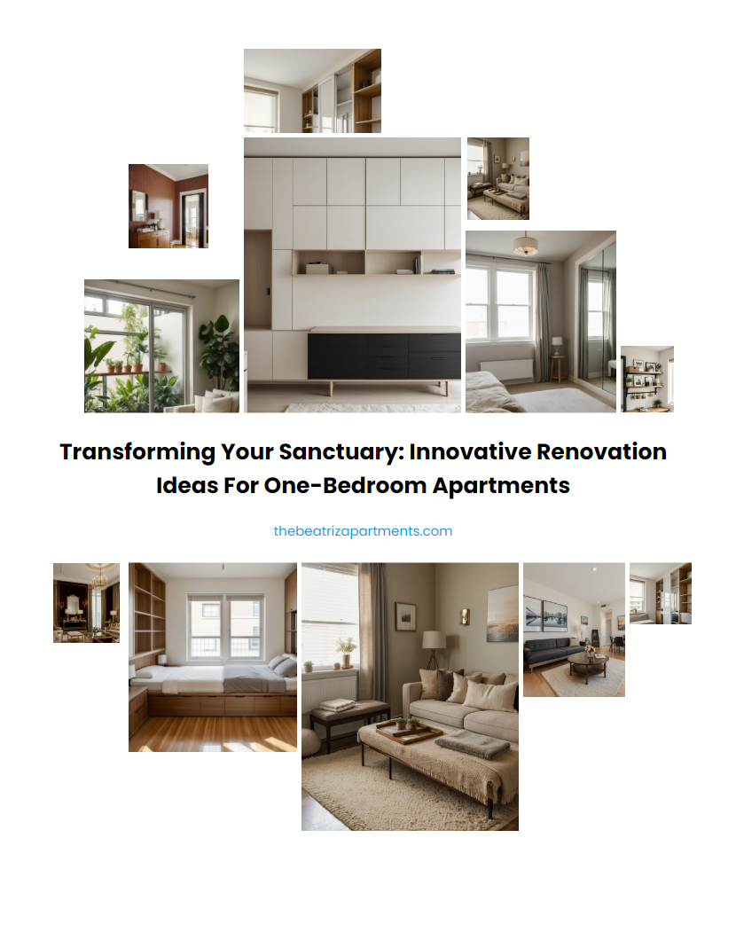 Transforming Your Sanctuary: Innovative Renovation Ideas for One-Bedroom Apartments