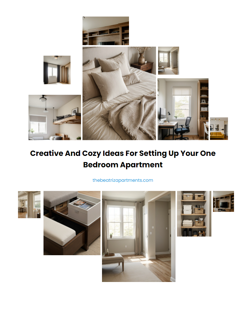 Creative and Cozy Ideas for Setting Up Your One Bedroom Apartment