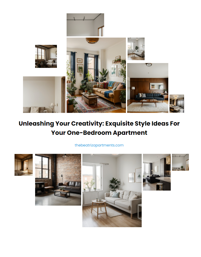 Unleashing Your Creativity: Exquisite Style Ideas for Your One-Bedroom Apartment