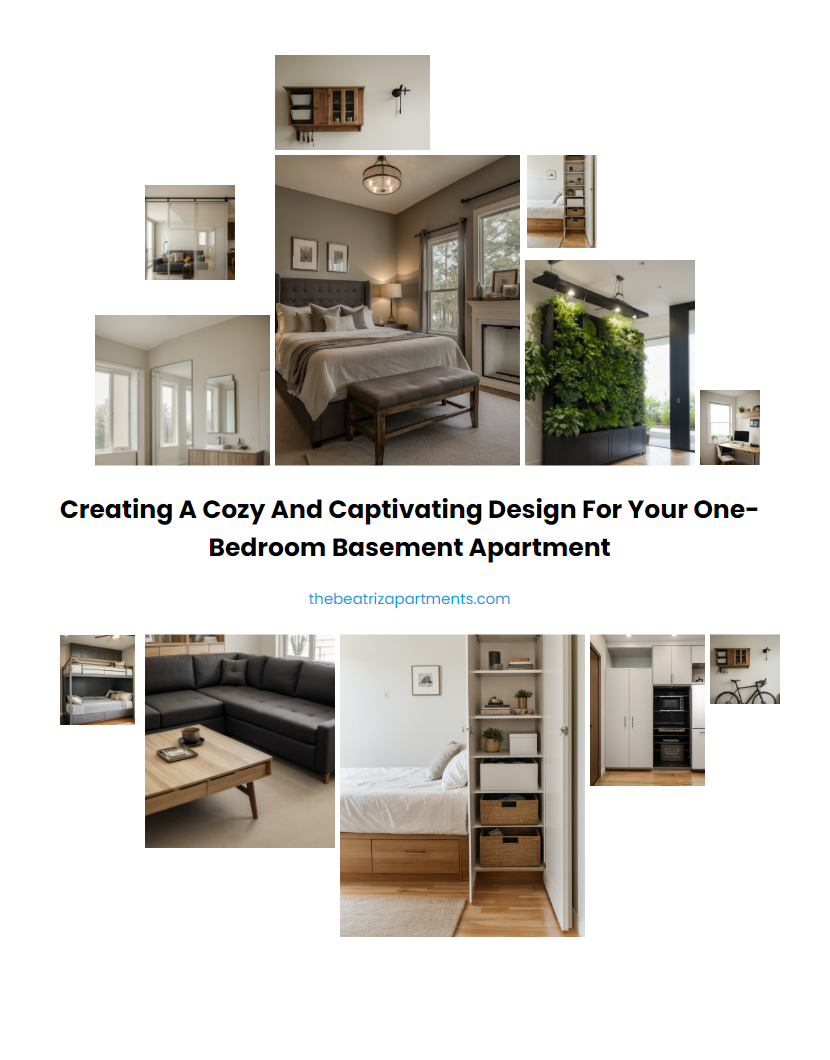 Creating a Cozy and Captivating Design for Your One-Bedroom Basement Apartment