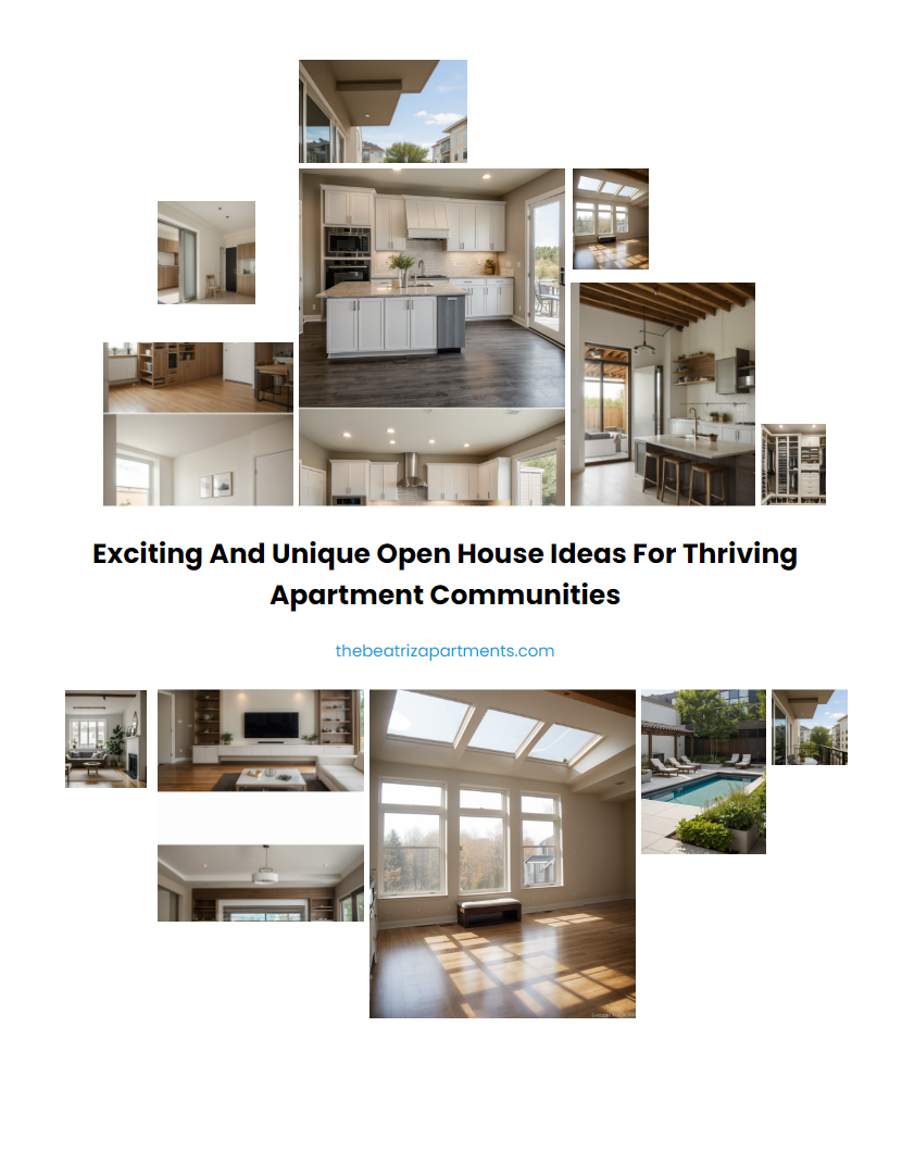 Exciting and Unique Open House Ideas for Thriving Apartment Communities
