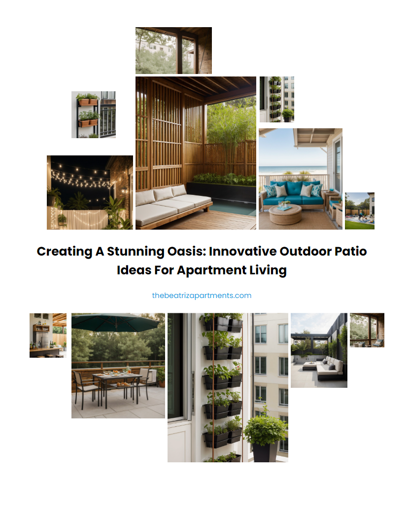 Creating a Stunning Oasis: Innovative Outdoor Patio Ideas for Apartment Living