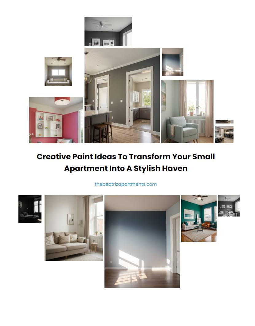 Creative Paint Ideas to Transform Your Small Apartment into a Stylish Haven