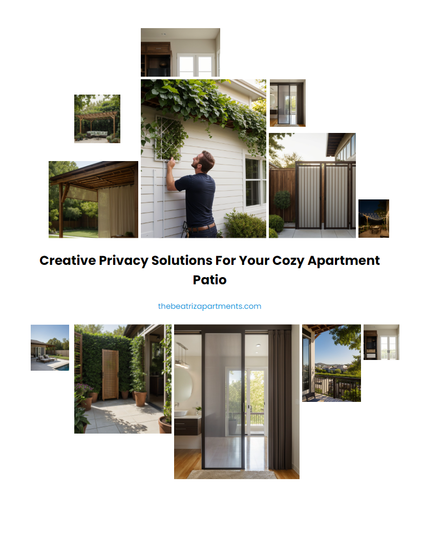 Creative Privacy Solutions for Your Cozy Apartment Patio