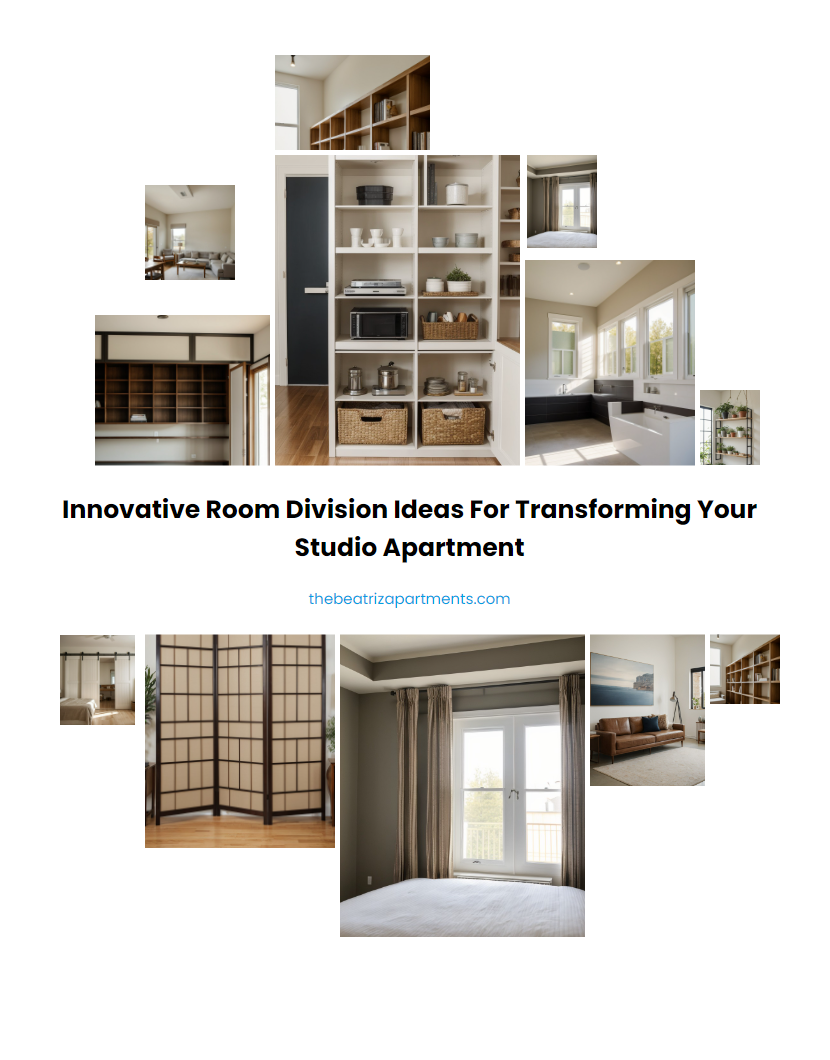 Innovative Room Division Ideas for Transforming Your Studio Apartment