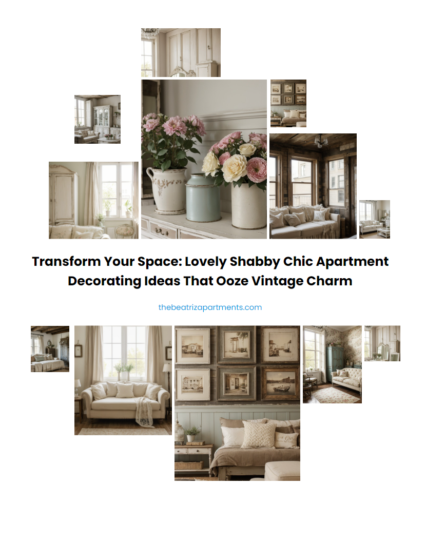 Transform Your Space: Lovely Shabby Chic Apartment Decorating Ideas that ooze Vintage Charm