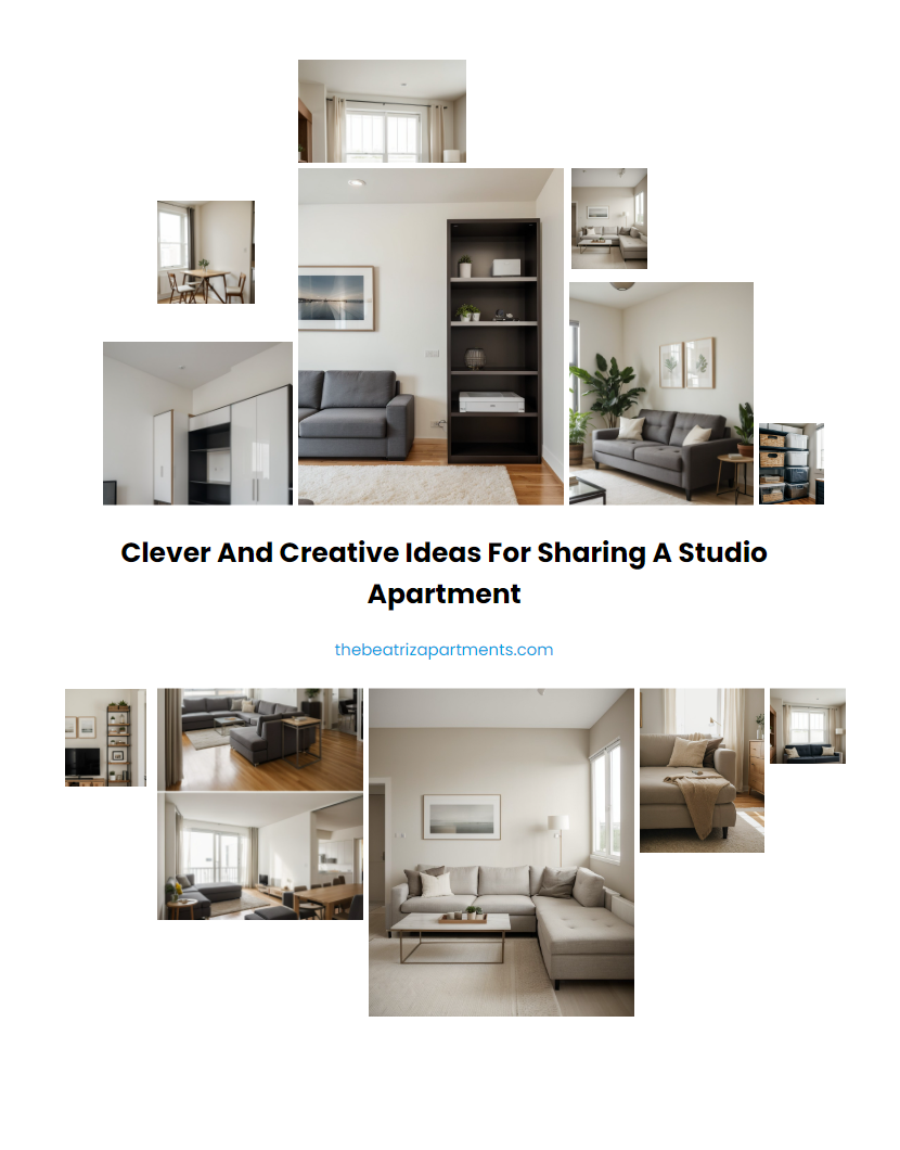 Clever and Creative Ideas for Sharing a Studio Apartment