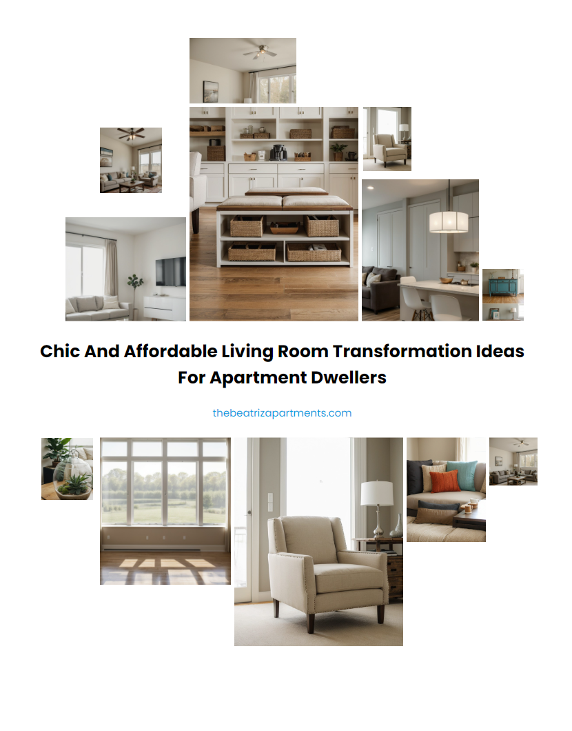 Chic and Affordable Living Room Transformation Ideas for Apartment Dwellers