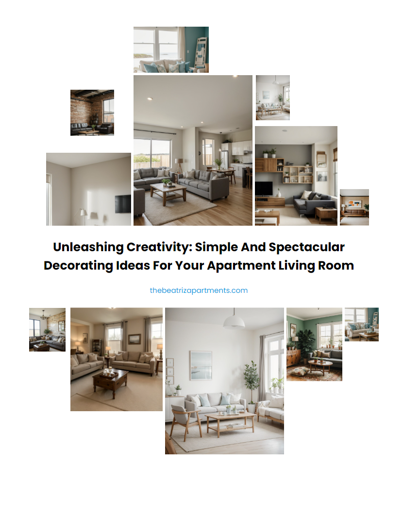 Unleashing Creativity: Simple and Spectacular Decorating Ideas for Your Apartment Living Room