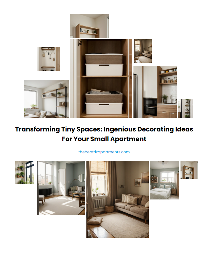 Transforming Tiny Spaces: Ingenious Decorating Ideas for Your Small Apartment