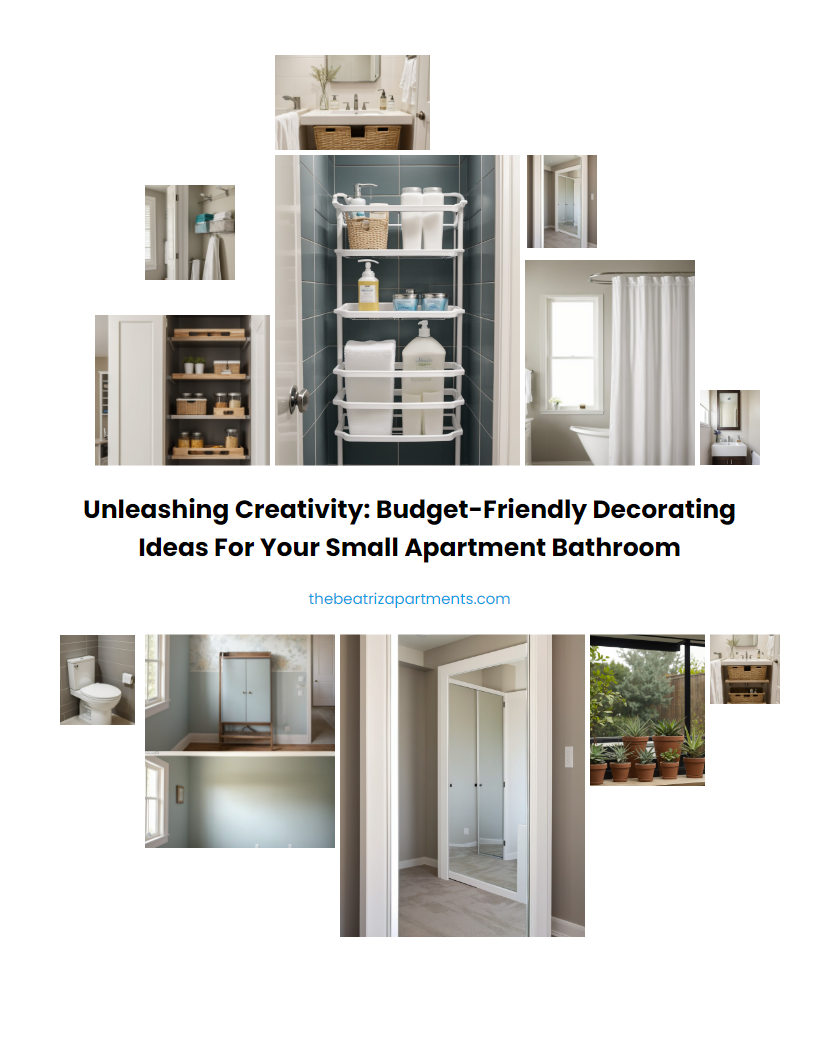 Unleashing Creativity: Budget-Friendly Decorating Ideas for Your Small Apartment Bathroom
