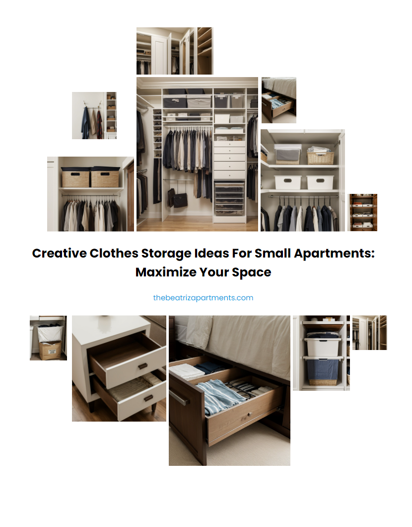 Creative Clothes Storage Ideas for Small Apartments: Maximize Your Space