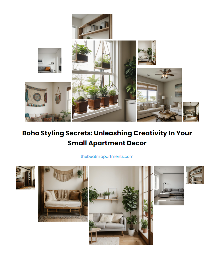 Boho Styling Secrets: Unleashing Creativity in your Small Apartment Decor