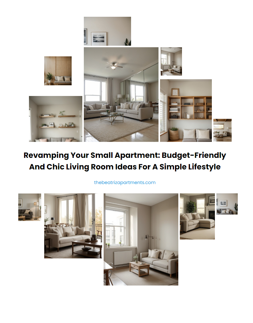 Revamping Your Small Apartment: Budget-Friendly and Chic Living Room Ideas for a Simple Lifestyle