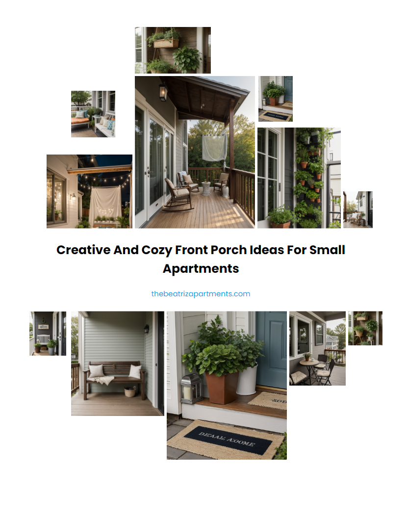 Creative and Cozy Front Porch Ideas for Small Apartments
