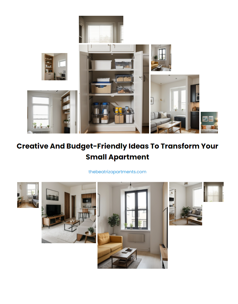 Creative and Budget-Friendly Ideas to Transform Your Small Apartment