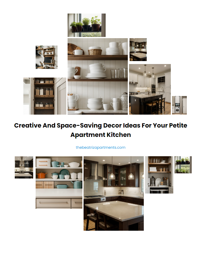 Creative and Space-Saving Decor Ideas for Your Petite Apartment Kitchen