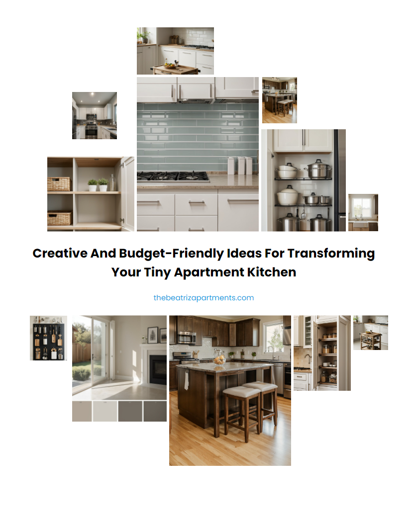 Creative and Budget-Friendly Ideas for Transforming Your Tiny Apartment Kitchen