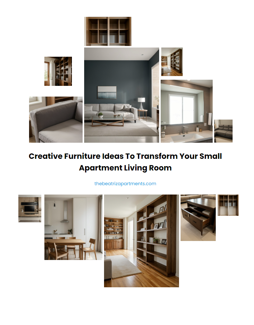 Creative Furniture Ideas to Transform Your Small Apartment Living Room