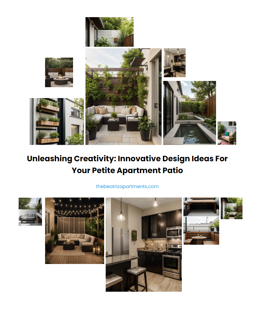 Unleashing Creativity: Innovative Design Ideas for Your Petite Apartment Patio