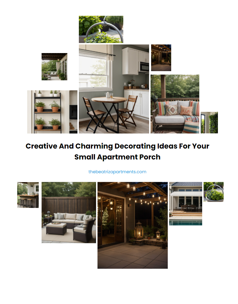 Creative and Charming Decorating Ideas for Your Small Apartment Porch