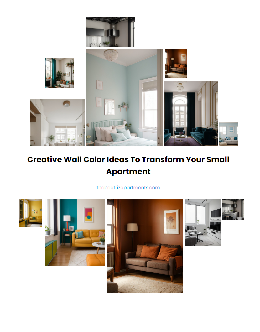 Creative Wall Color Ideas to Transform Your Small Apartment