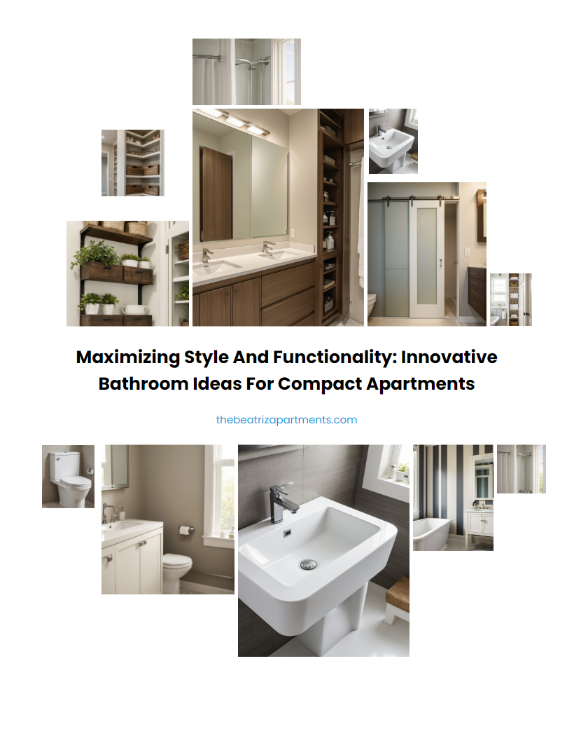 Maximizing Style and Functionality: Innovative Bathroom Ideas for Compact Apartments