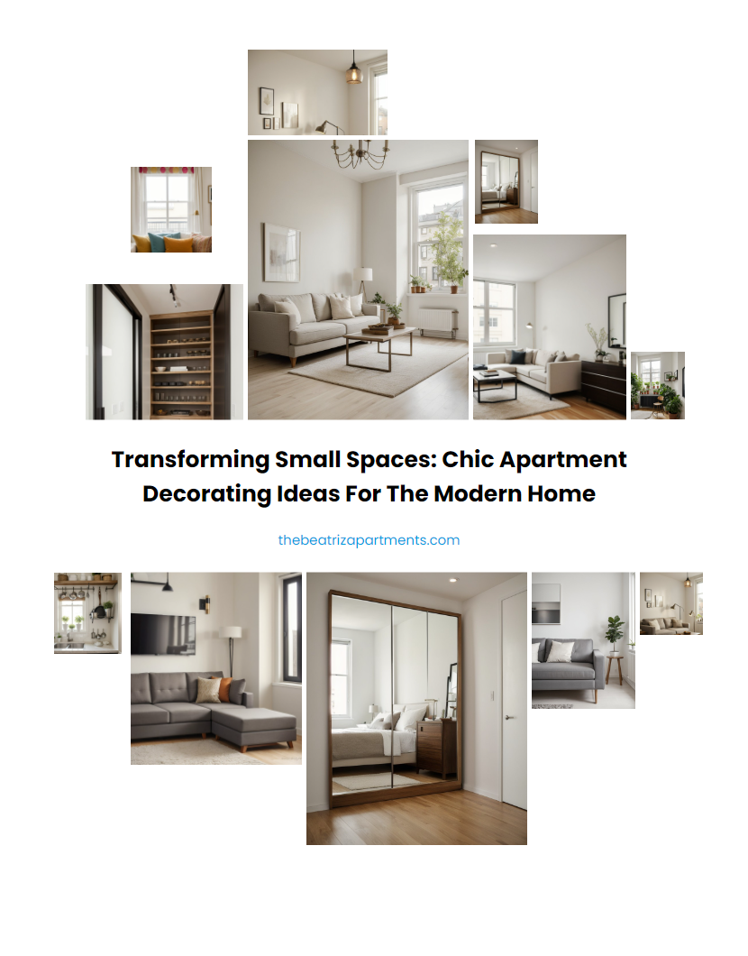 Transforming Small Spaces: Chic Apartment Decorating Ideas for the Modern Home
