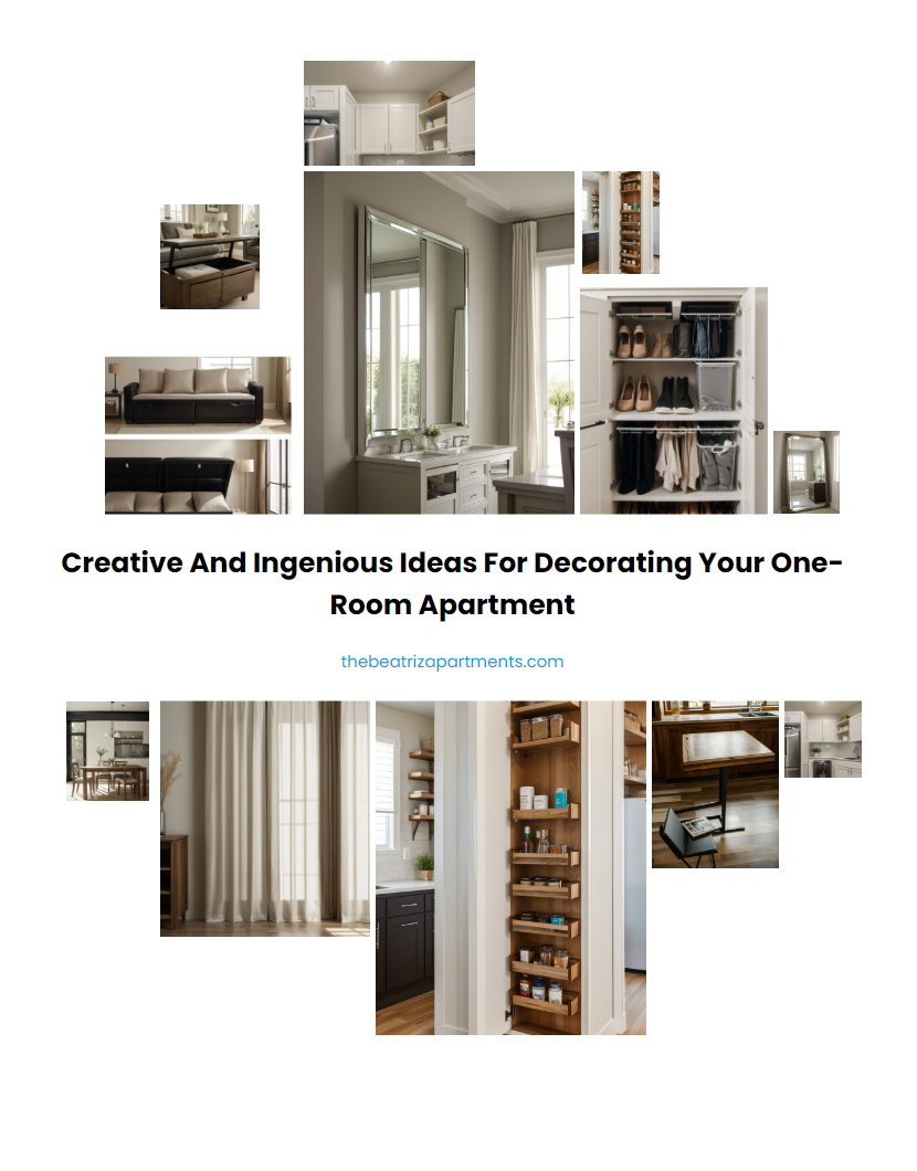 Creative and Ingenious Ideas for Decorating Your One-Room Apartment