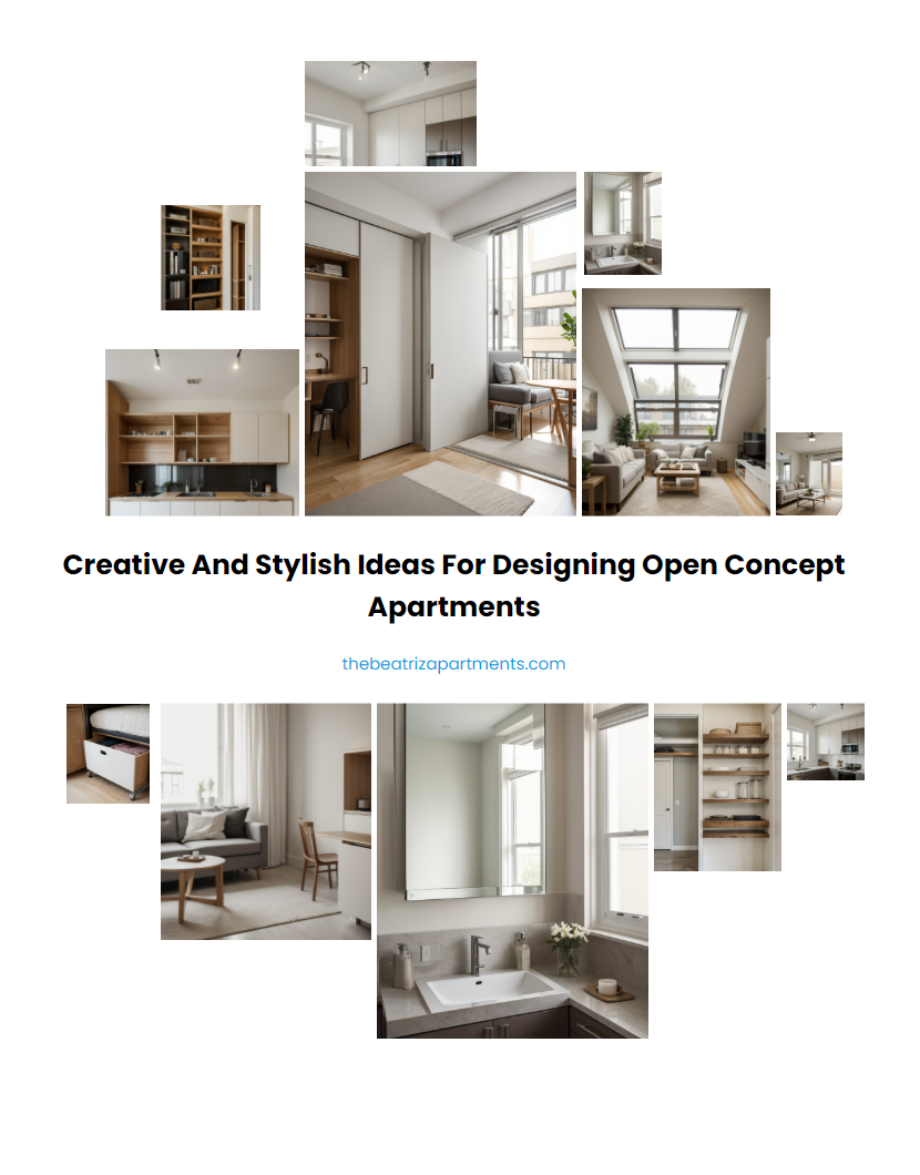 Creative and Stylish Ideas for Designing Open Concept Apartments