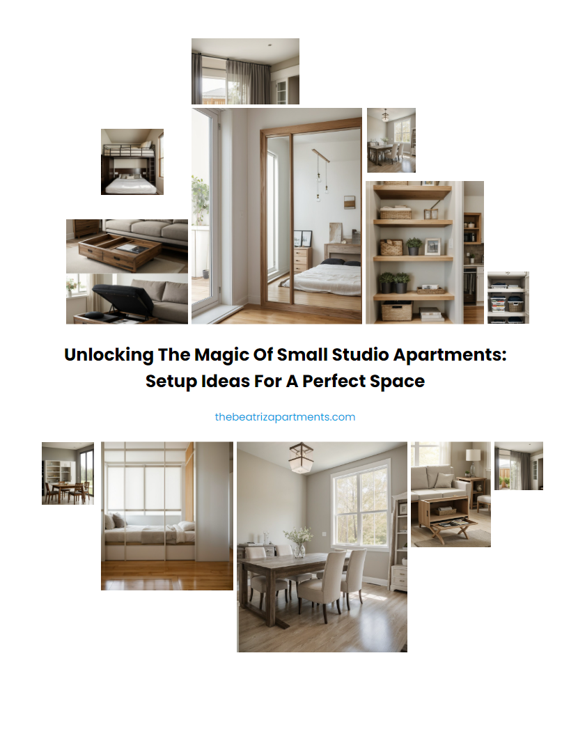 Unlocking the Magic of Small Studio Apartments: Setup Ideas for a Perfect Space