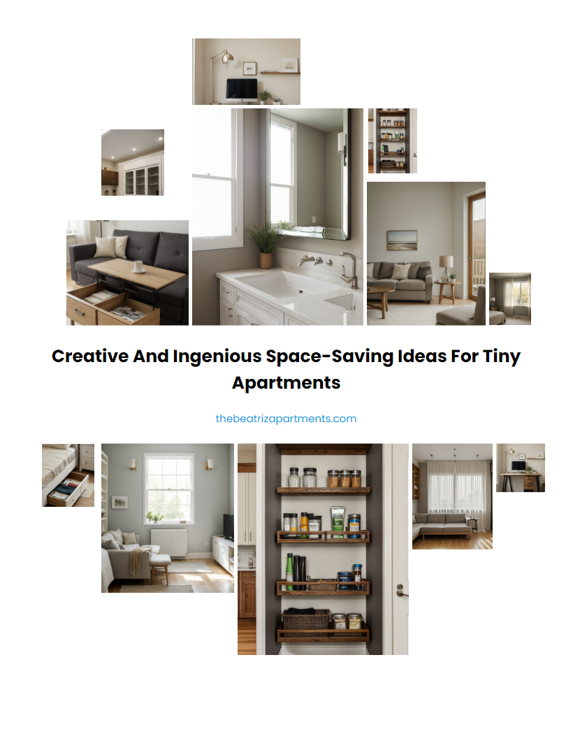 Creative and Ingenious Space-Saving Ideas for Tiny Apartments