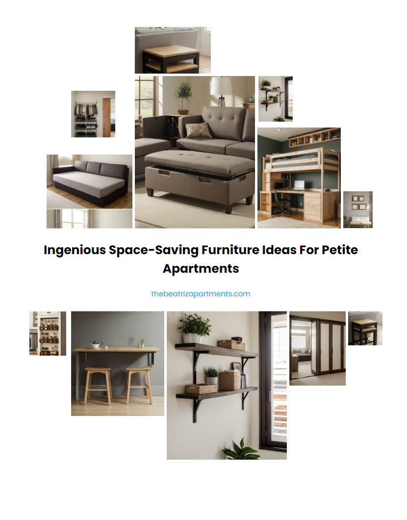 Ingenious Space-Saving Furniture Ideas for Petite Apartments