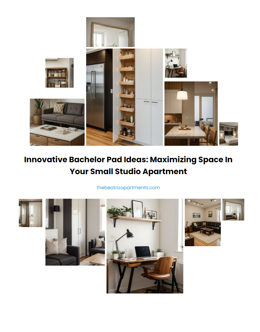 Innovative Bachelor Pad Ideas: Maximizing Space in Your Small Studio Apartment