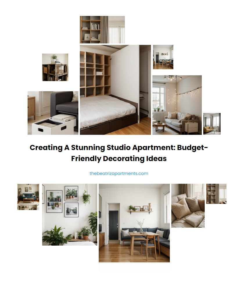 Creating a Stunning Studio Apartment: Budget-Friendly Decorating Ideas
