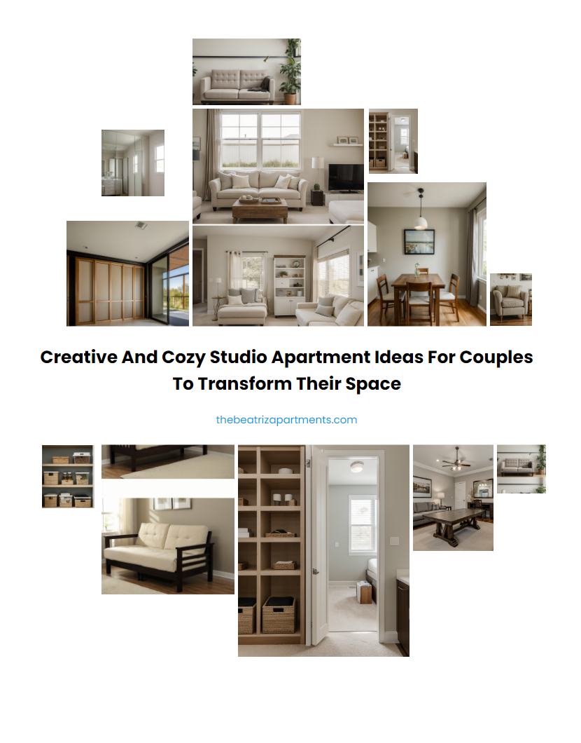 Creative and Cozy Studio Apartment Ideas for Couples to Transform Their Space