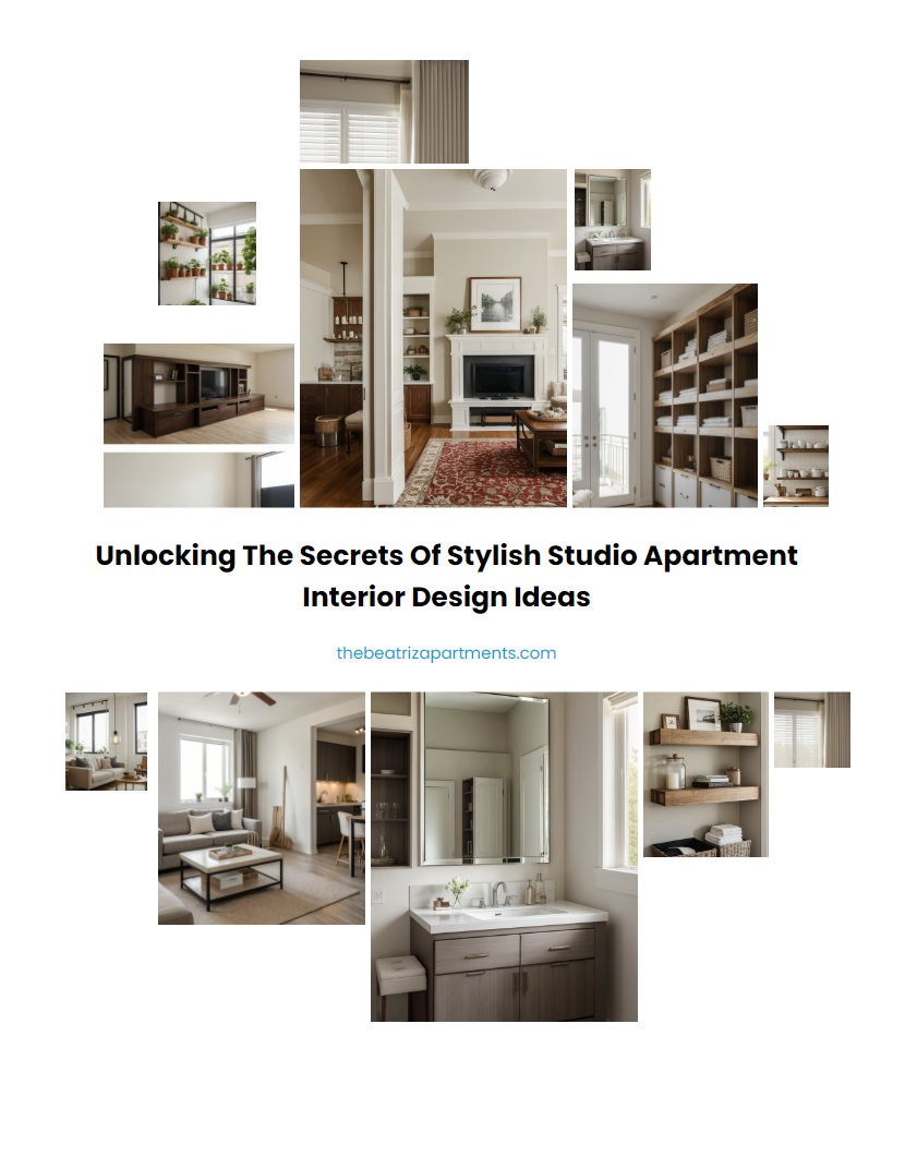 Unlocking the Secrets of Stylish Studio Apartment Interior Design Ideas