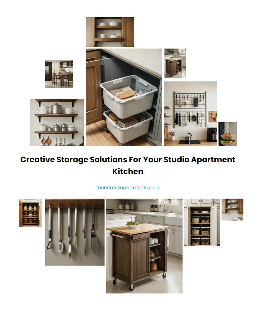 Creative Storage Solutions for Your Studio Apartment Kitchen