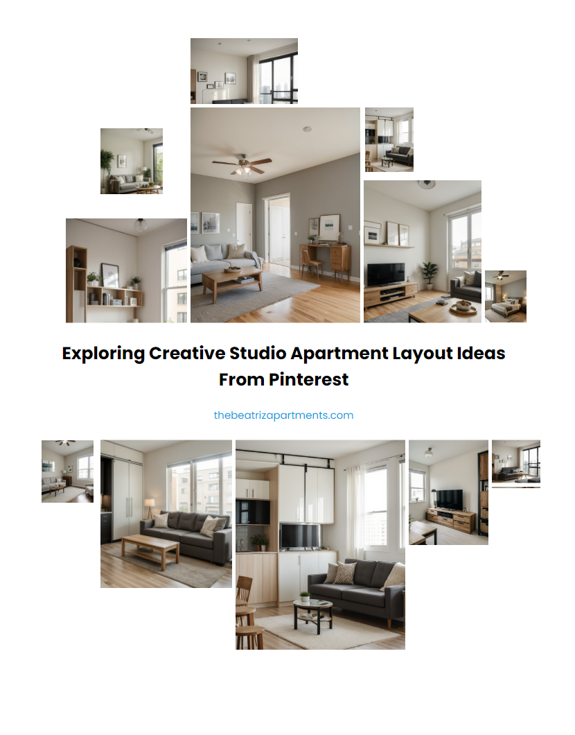 Exploring Creative Studio Apartment Layout Ideas from Pinterest