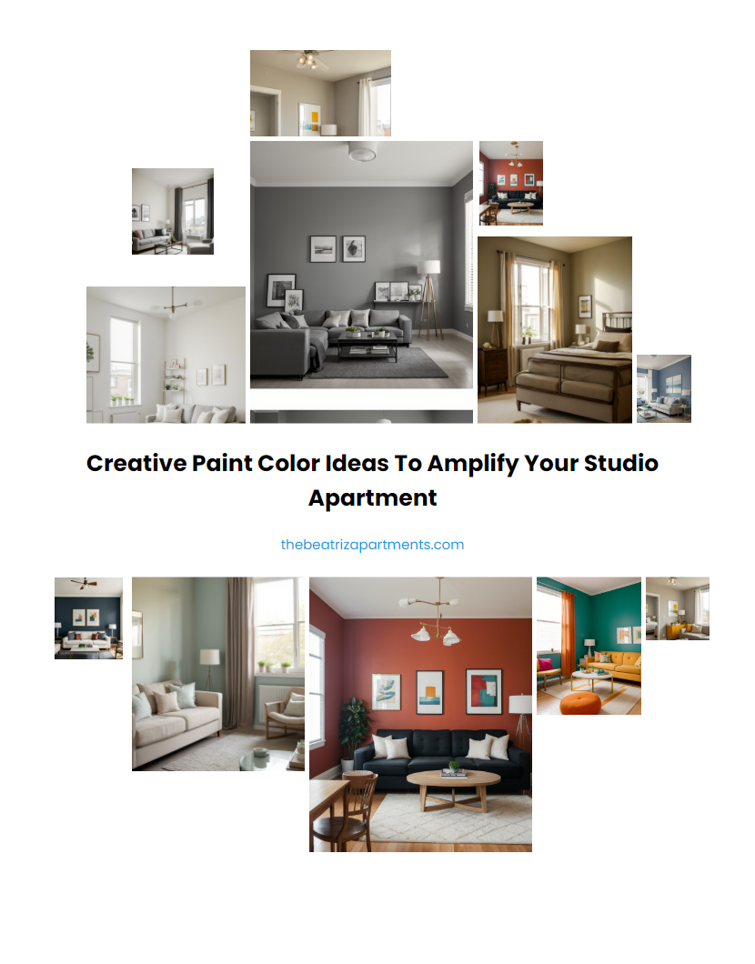 Creative Paint Color Ideas to Amplify Your Studio Apartment