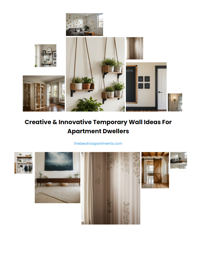 Creative & Innovative Temporary Wall Ideas for Apartment Dwellers