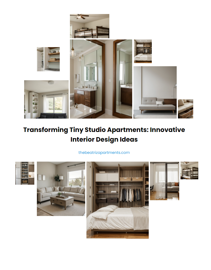 Transforming Tiny Studio Apartments: Innovative Interior Design Ideas